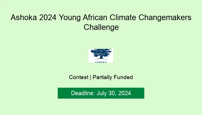 Ashoka 2024 Young African Climate Changemakers Challenge